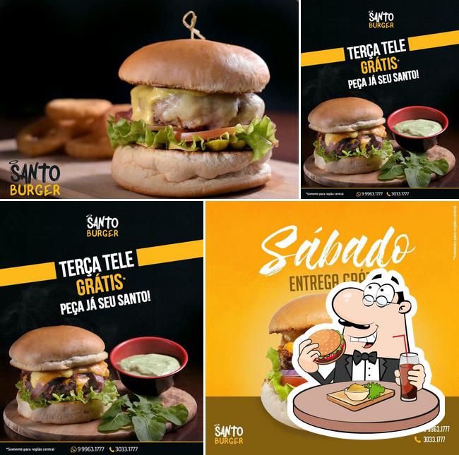 Os hambúrgueres do Santo Burger irão saciar diferentes gostos