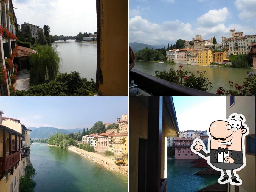 Goditi la vista dall'area esterna di Taverna al Ponte