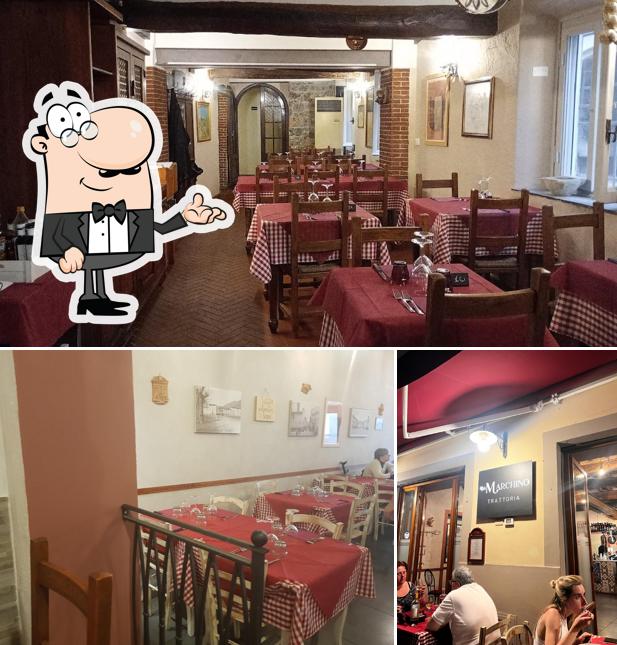 Dai un'occhiata agli interni di Trattoria da Marchino