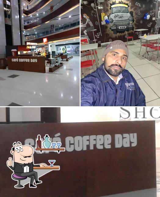 The interior of Café Coffee Day