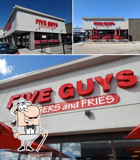 L'extérieur de Five Guys