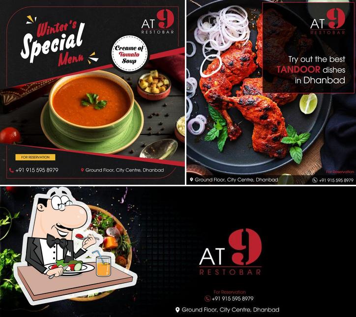 Meals at At 9 Restaurant