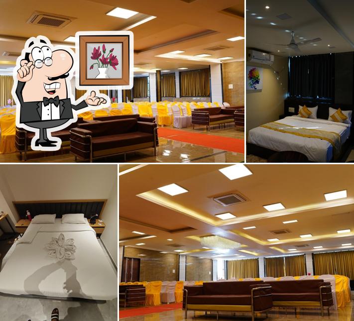 The interior of Hotel Padmawati Grand