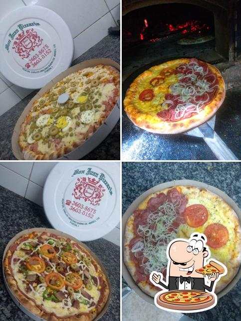 Experimente diversos tipos de pizza