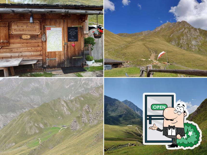 Goditi la vista dagli esterni di Malga Civernona
