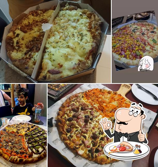 Consiga diferentes variedades de pizza