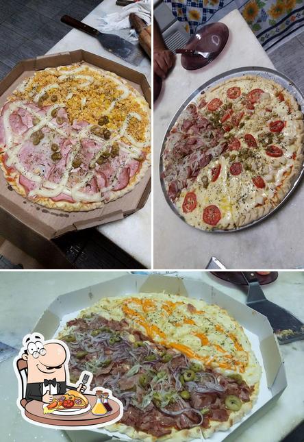 No Pizzaria A Toca pizzas/salgados, você pode conseguir pizza