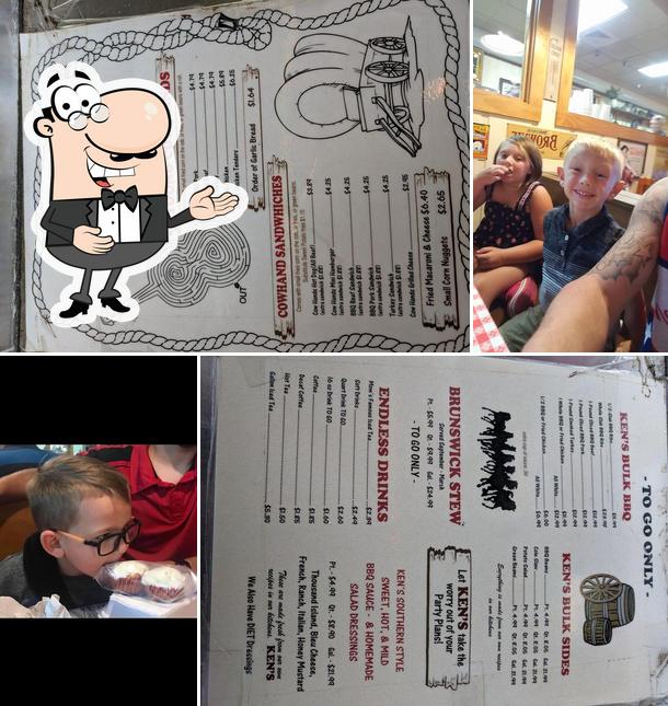 Ken's BarBQue, 387 SW St Margarets St in Lake City Restaurant menu
