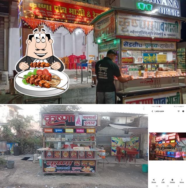 Food at Krishna Pavbhaji