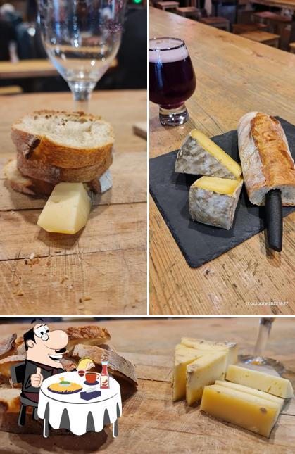 Assiette de fromage à le BMB, le bar restaurant de la brasserie du Mont Blanc