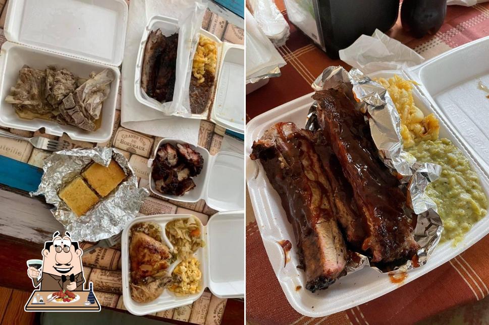 Get meat meals at Suge's BBQ and Soul Food