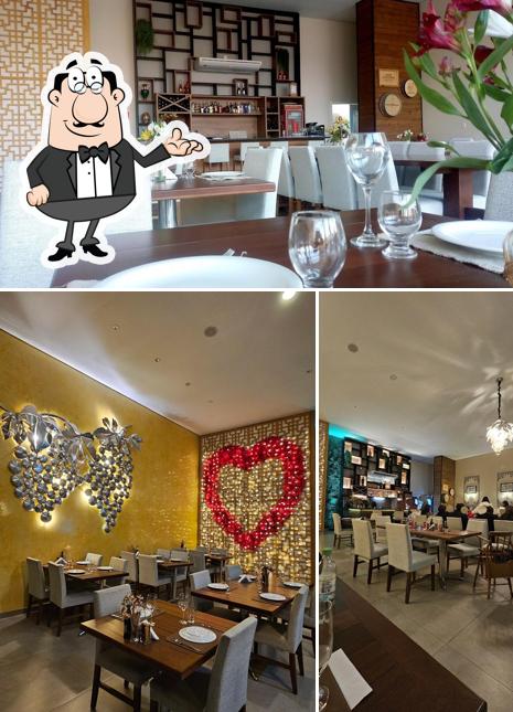 Veja imagens do interior do Agratto Restaurante
