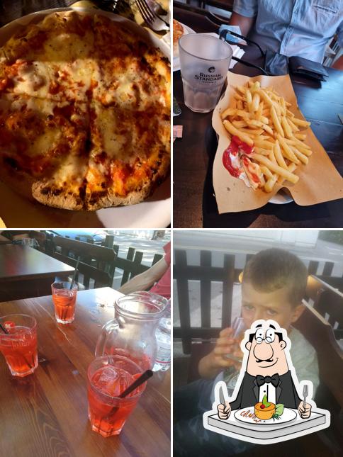 Dai un’occhiata alla immagine che raffigura la cibo e bevanda di Cheers pub