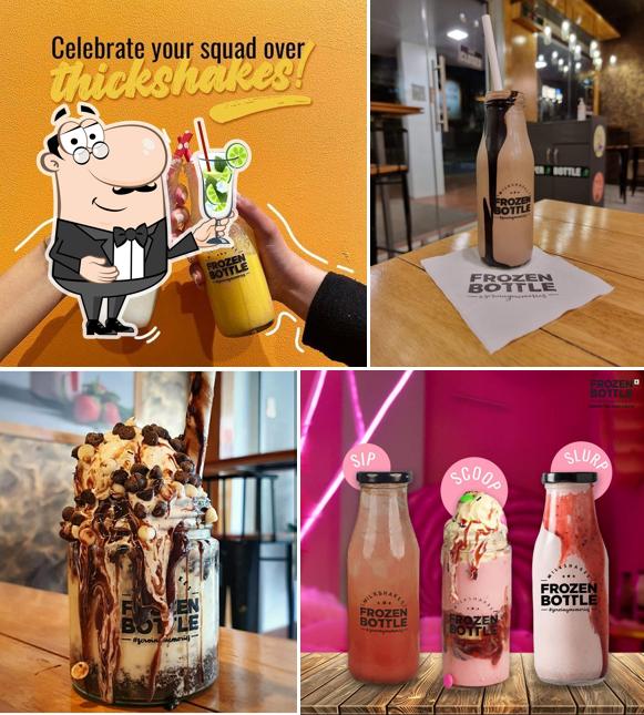 Frozen Bottle - Milkshakes, Desserts, and Ice Cream serves a selection of drinks