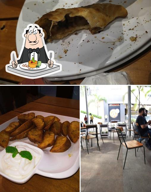The picture of food and interior at Onesta Magarpatta, Pune