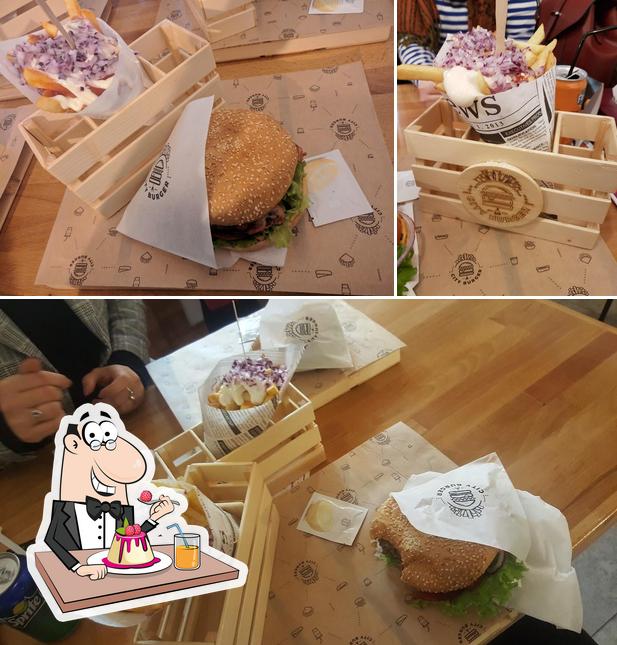 City Burger Promenada Mall serviert eine Auswahl von Süßspeisen