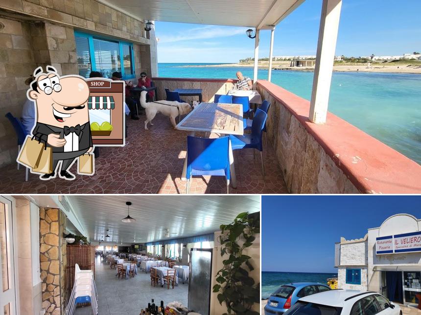 Puoi goderti l'aria fresca da seduto all'esterno di Il Veliero Ristorante - Pizzeria