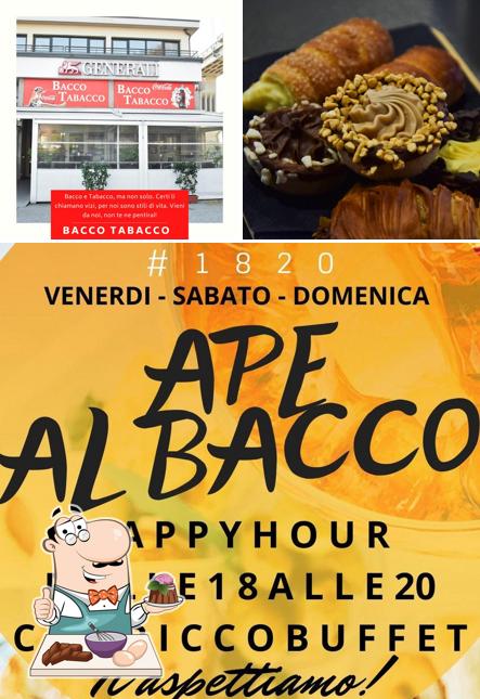 Bacco Tabacco serve un'ampia gamma di dessert