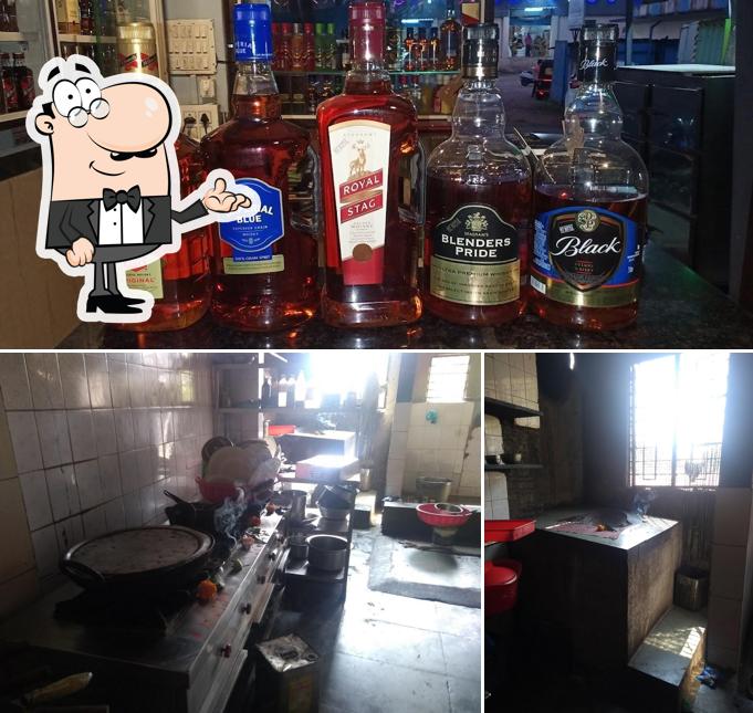 The photo of Hotel Gupta’s interior and beer