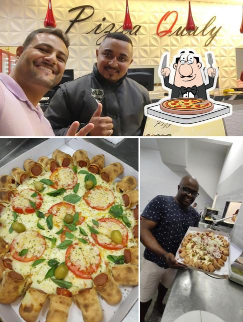 Experimente pizza no Pizzaria