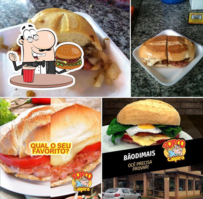 Consiga um hambúrguer no Porco Caipira - O Verdadeiro Pão com Linguiça