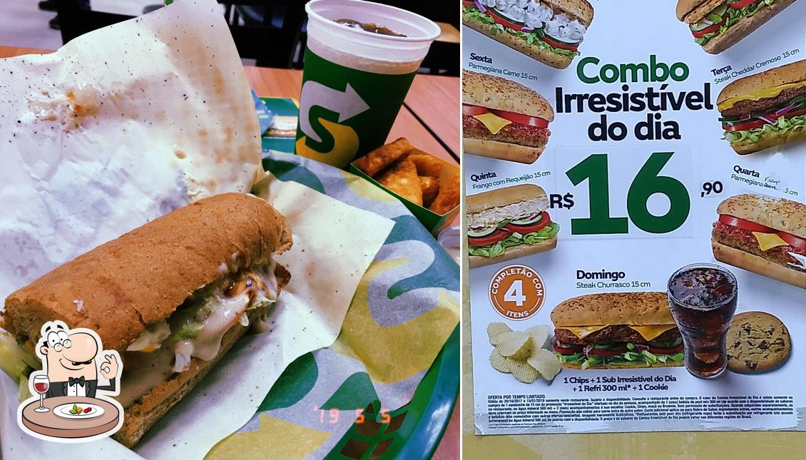 Comida em Subway