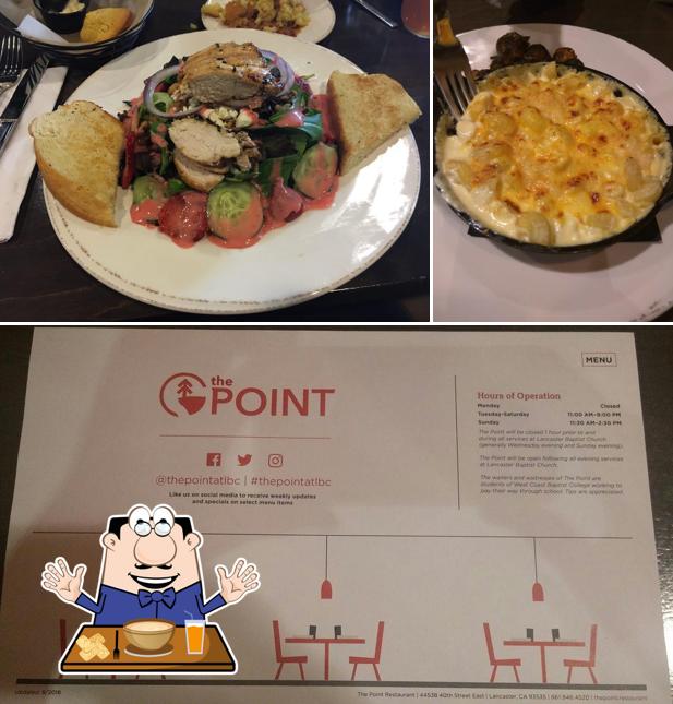Еда в "The Point Restaurant"
