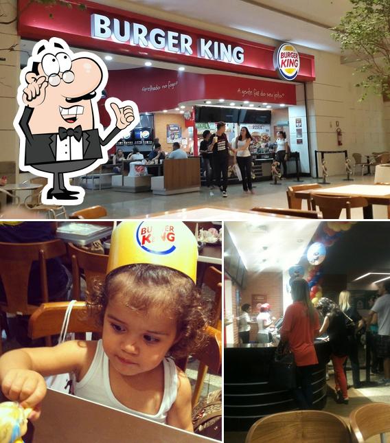 O interior do Burger King