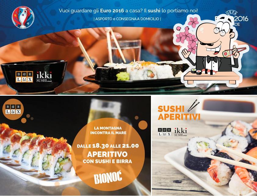 Prenditi le diverse opzioni di sushi