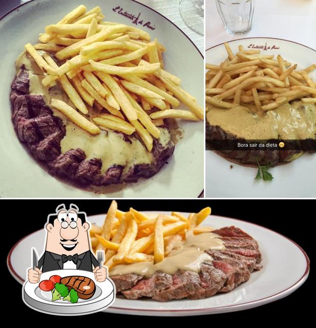 Bife em L'Entrecôte de Paris