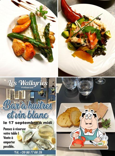 Try out seafood at Les Walkyries