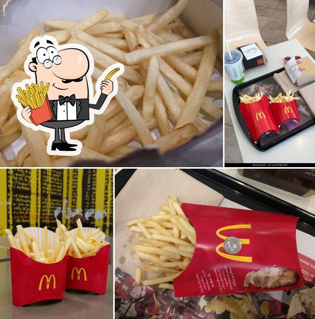 Essayez des pommes frites à McDonald's