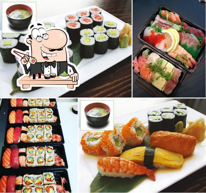 Prenez différentes options de sushi