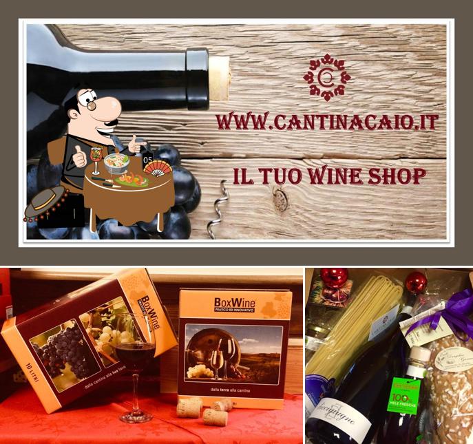 Cibo al Enoteca Cantina Caio - Vendita Vino Sfuso Novara - Champagne - Distillati - Birre Artigianali