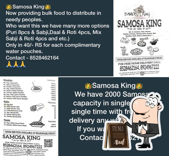 Look at the pic of Samosa king