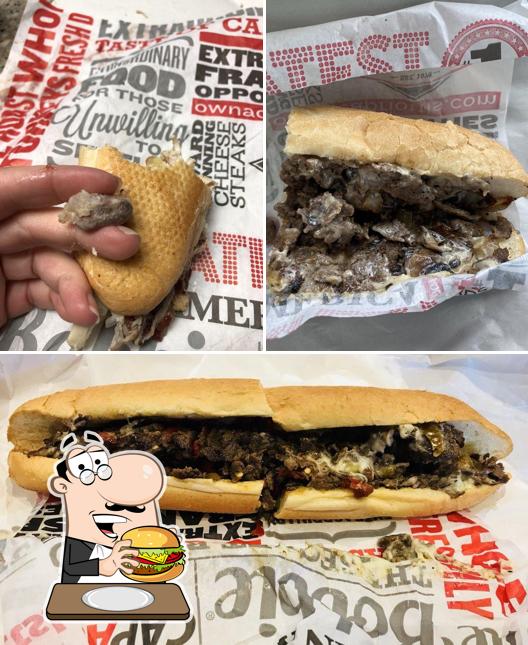 Try out a burger at Capriotti's Sandwich Shop