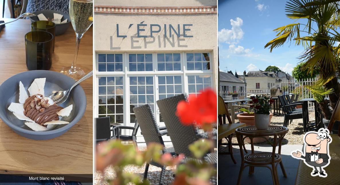 Regarder cette photo de L'Épine Restaurant Azay le Rideau