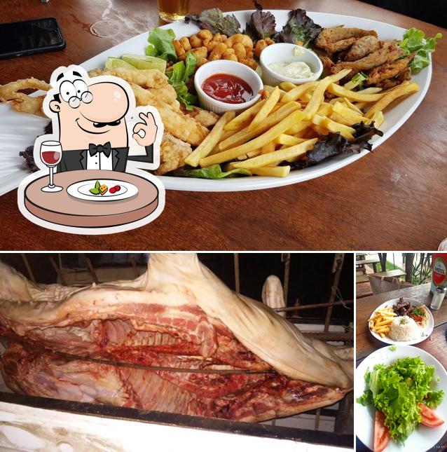 Platos en Pesqueiro Espelho D'água