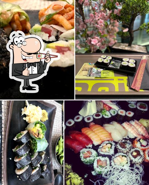 Scegli le varie opzioni di sushi