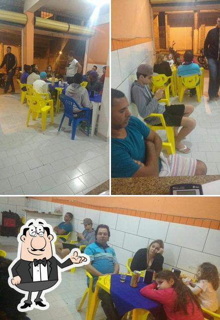 O interior do Big Lanches