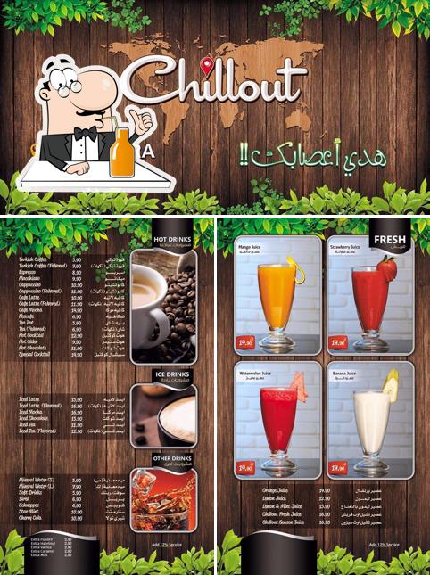 Enjoy a beverage at Chillout Restaurant