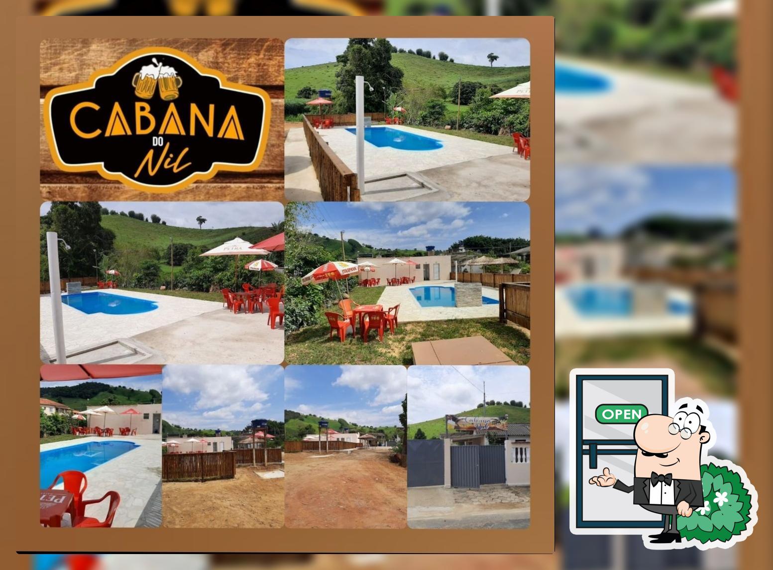 Desfrute da vista da área externa do Cabana do Nil