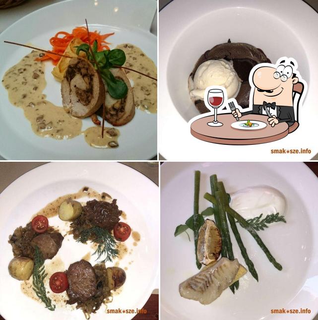 Food at Passions restaurant