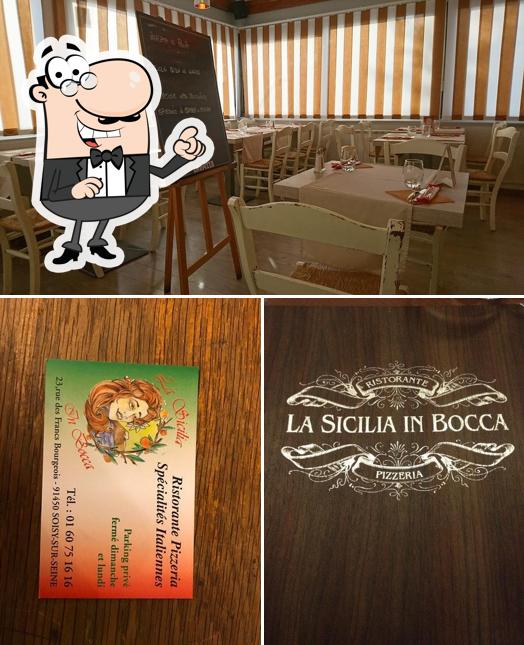 Installez-vous à l'une des tables de La Sicilia in Bocca