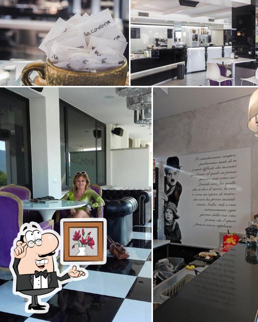 Gli interni di Le Cinéma Café
