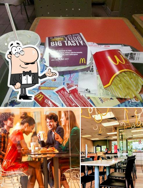 O interior do McDonald's