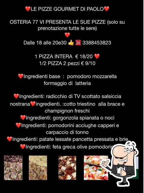 Здесь можно посмотреть фото ресторана "33077 Osteria 77 Farmacia dei 33 Sacile"