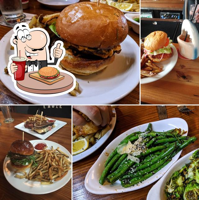 Try out a burger at Whisky West