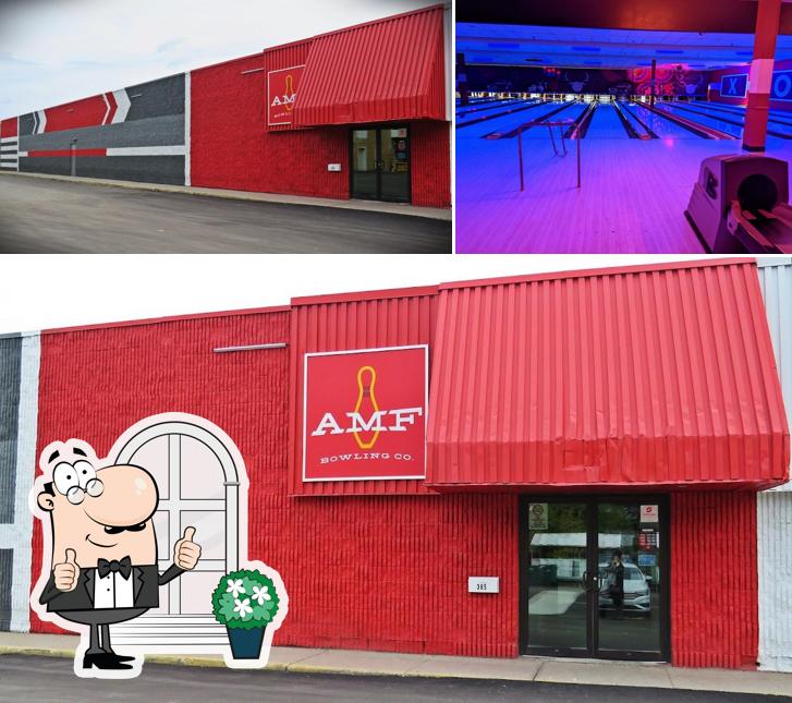 The exterior of AMF Frederick Lanes