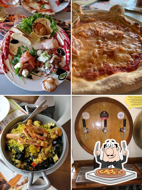 Prenditi una pizza a Portofelice Camping Restaurant
